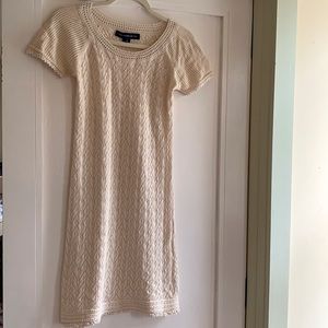 Vintage French Connection Crocheted Mini Dress